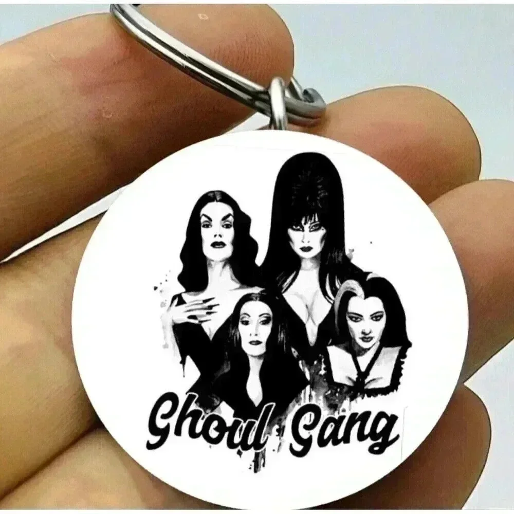 Halloween Horror Queen Ghoul Gang Hot Gothic Keychain